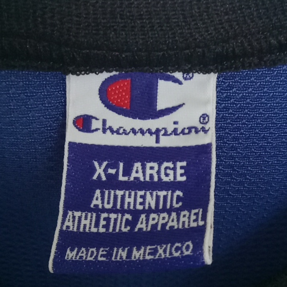 Champion NBA Jersey Size XL Blue and Orange - Picture 3 of 4